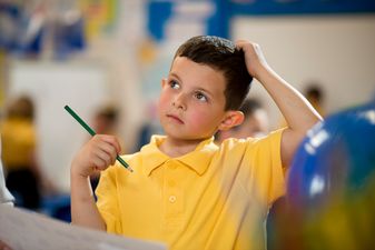 A mother has shared a hard maths question her 7-year-old got