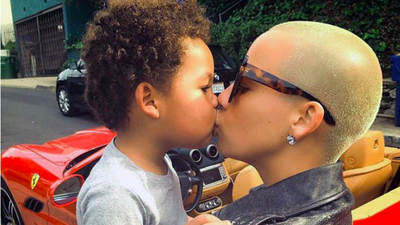 Amber Rose explains why she dyed her 4-year-old son’s hair blonde