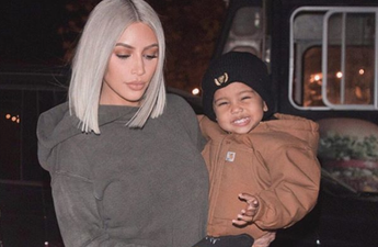 Kim Kardashian made a very strange snack for her two children