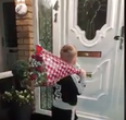 This video of a little Irish boy delivering flowers is very sweet