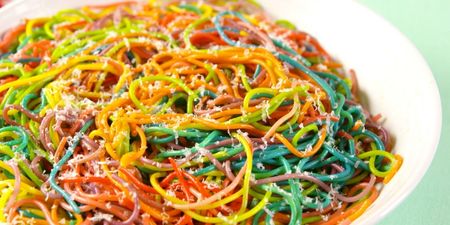 Rainbow spaghetti is about to become everyone’s favourite dinner