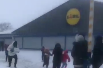 Nine arrested after Lidl store is dramatically looted and damaged