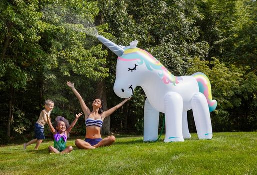 giant unicorn sprinkler