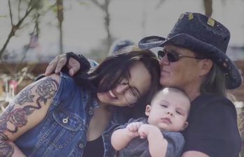 Woman who protected pregnant mum during Vegas shooting meets the baby she saved