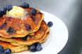 These 3-ingredient blueberry pancakes are just what weekends were made for