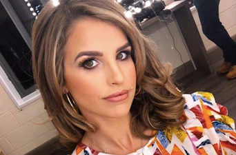 Vogue Williams shares an image of her growing bump and she looks radiant
