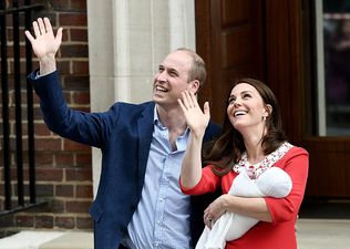What William and Kate whispered to each other outside the hospital yesterday