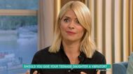 Holly Willoughby looked horrified during a chat about teenagers using vibrators