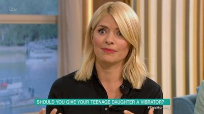 Holly Willoughby looked horrified during a chat about teenagers using vibrators
