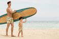 H&M has a new ‘Like Father, Like Son’ collection of matching swim-wear for dads and boys