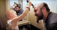 The powerful reason why this dad asked his 5-year-old daughter shave his head