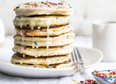 Cake batter pancakes are the perfect birthday breakfast treat
