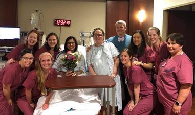 Mum in labour performs wedding ceremony for fellow patient and her partner