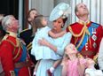 Kate’s motherly instincts kicked in as Princess Charlotte fell on the balcony yesterday