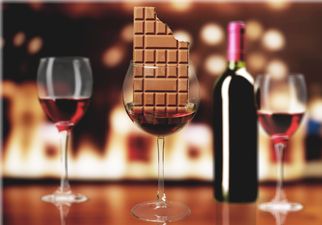 Research finds that red wine and chocolate contain anti-aging properties