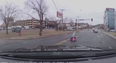 Terrifying footage shows car seat with two-year-old fall out of moving car on busy street