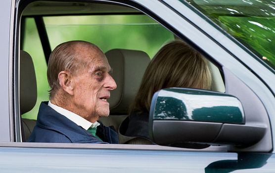 Prince Philip breathalysed by police after crashing his Land Rover yesterday