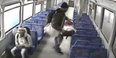 CCTV shows baby being left unaccompanied on moving train