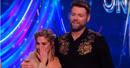 Brian McFadden sang his heart out to a Westlife song at the Dancing On Ice wrap party