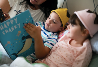 Apparently, there is a certain age when most parents stop reading bedtime stories to their children