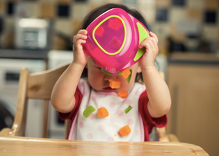 Letting your little one be messy with food can have some pretty awesome benefits (science says so)