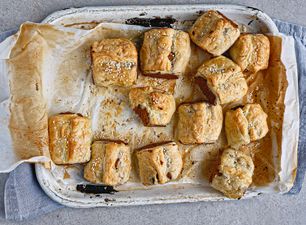 Make your own vegan sausage rolls with this recipe from Roz Purcell