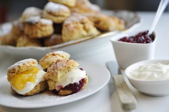 Recreate afternoon tea at home with these delicious Mini Yogurt Scones