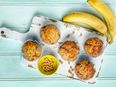 A yummy Fudgy Banana Yogurt Muffins recipe to make with the kids today