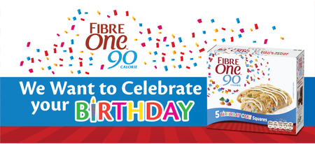 Terms & Conditions: Fibre One It’s Your Birthday competition