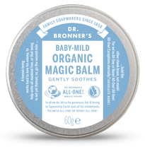 Three of our favourite products from the Dr. Bronner’s Organic Baby-Mild Range