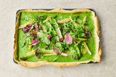 Recipe: Jamie Oliver’s Avocado pastry quiche with sweet pea, cheddar, and basil