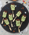 No bake Frankenstein Cake Pops to make with the kids over the mid term break