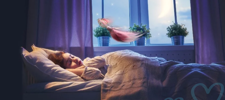 A little magic: Fairy Elle helps children afraid of the dark or sleeping alone
