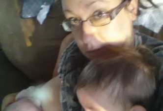 One mum raw and honest glimpse of what postpartum depression looks like touched millions