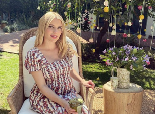 Emma Roberts shared the first photo of her new baby last night and it’s so sweet