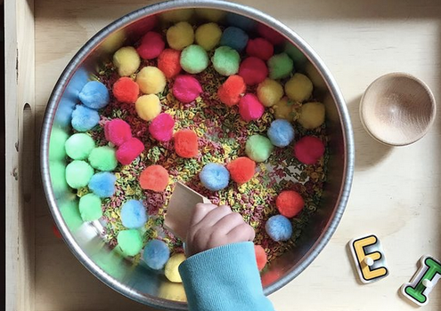DIY sensory bin