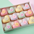 You can now get Love Hearts Krispy Kreme donuts just in time for Valentine’s Day