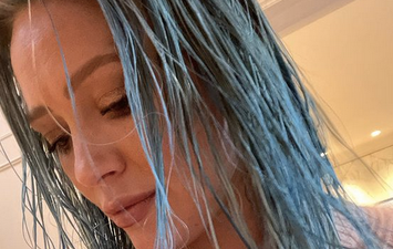 Hillary Duff dyed her hair blue – and the internet immediately mom shames her