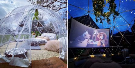 We’re dying to try this back garden movie night experience!