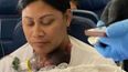 Watch: A woman who didn’t know she was pregnant gives birth at 30,000ft