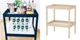 DIY: Here is how to turn an old Ikea changing table into a sleek bar cart