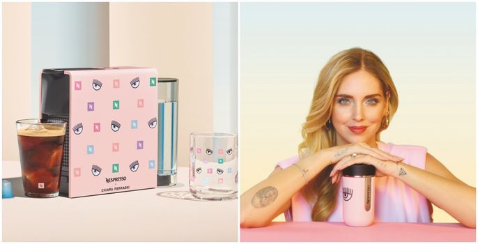 limited-edition Nespresso x Chiara Ferragni summer collection