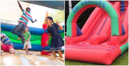 Parents are being warned about hiring bouncy castles for garden parties this summer