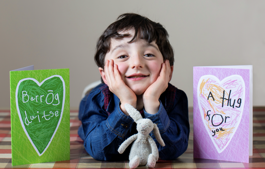 Adam King and his dad are writing a book about the Virtual Hug