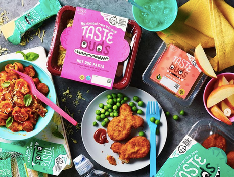 M&S have relaunched their popular Taste Buds range for kids