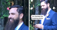 Viral video catches groom checking his phone while walking down the aisle