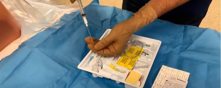 It might surprise you to find out just how large the epidural needle is. (If you’re squeamish, scroll on past!)