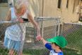 Pandemic sparks unlikely friendship between 2-year-old and his 99-year-old neighbour