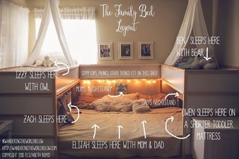 This mum’s IKEA family bed hack might just be the end of sleepless nights