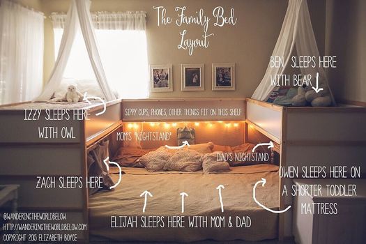 Texas family of seven creates a unique IKEA family bed